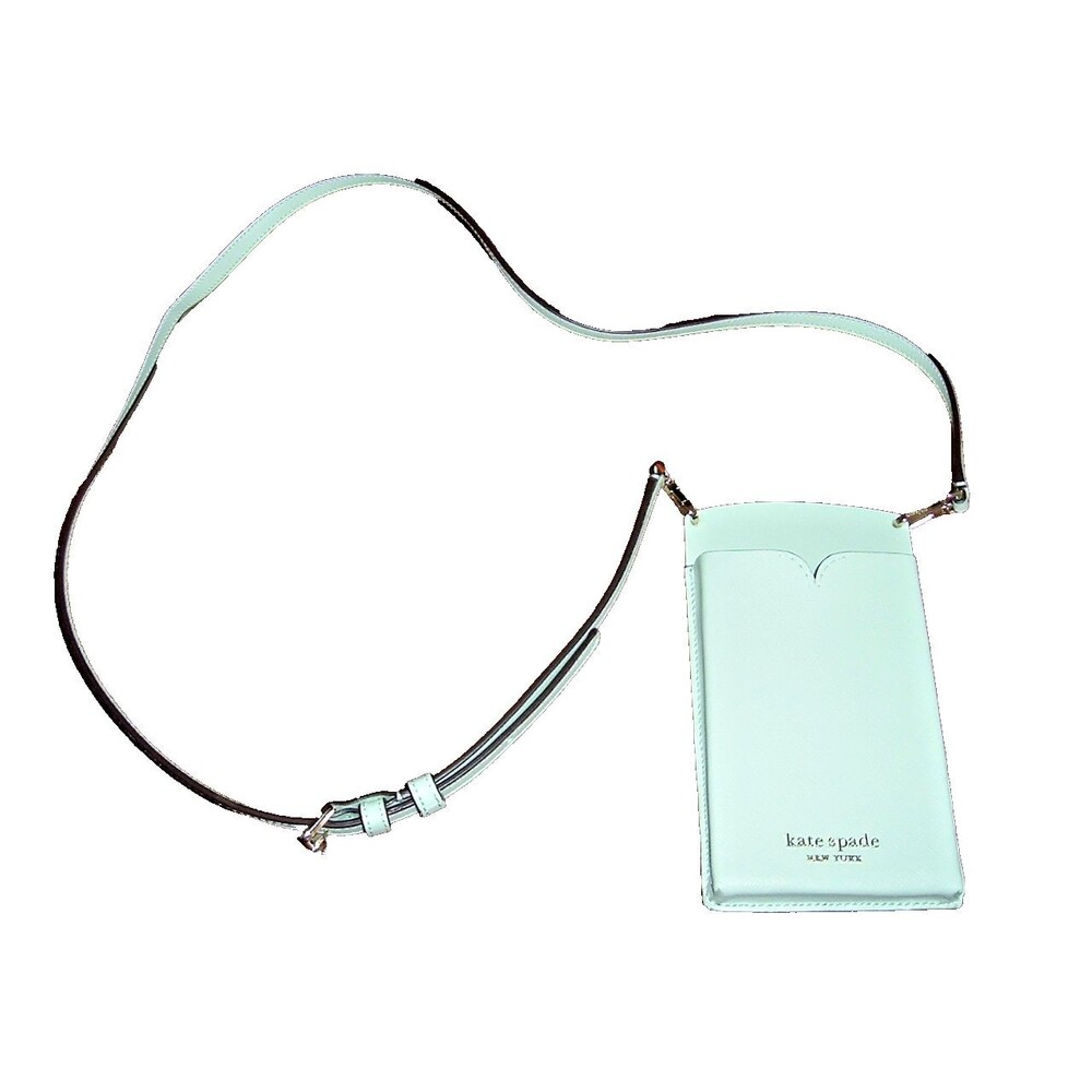 Kate Spade New York Mint Green Spencer Slim Phone Card Crossbody Leather
